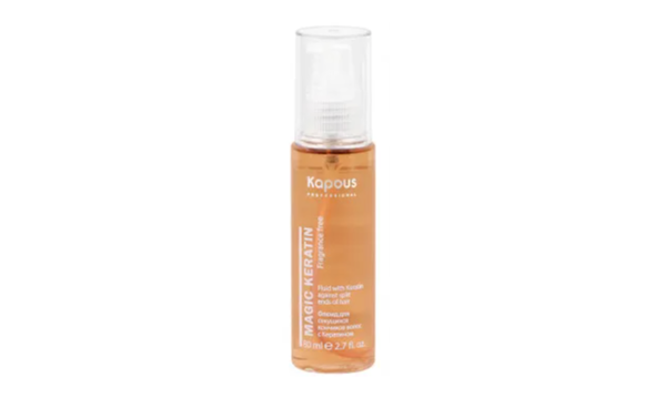Kapous Fragrance Free Magic Keratin Флюид для секущихся кончиков волос с кератином 80 мл