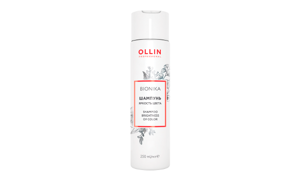 Ollin BioNika Brightness of Color Шампунь для окрашенных волос "Яркость цвета" 250 мл