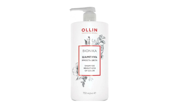 Ollin BioNika Brightness of Color Шампунь для окрашенных волос "Яркость цвета" 750 мл