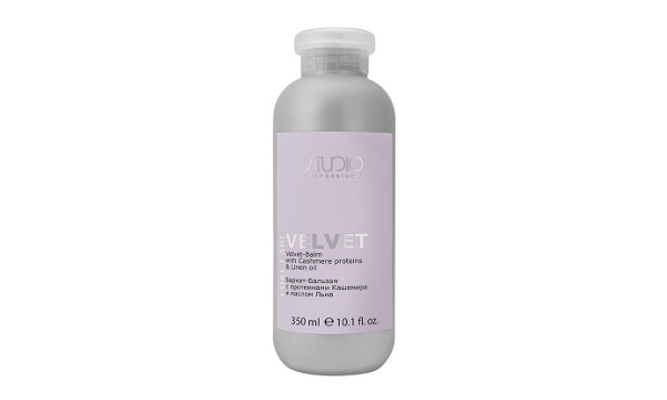 Kapous Studio Professional Luxe Care Velvet Бархат-Бальзам с протеинами Кашемира и маслом Льна 350 мл