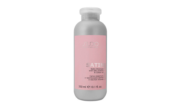 Kapous Studio Professional Luxe Care Satin Сатин-Шампунь с протеинами Шелка и маслом Хлопка 350 мл