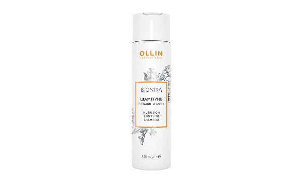 Ollin BioNika Nutrition and Shine Шампунь "Питание и блеск" 250 мл