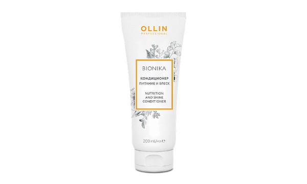 Ollin BioNika Nutrition and Shine Кондиционер "Питание и блеск" 200 мл