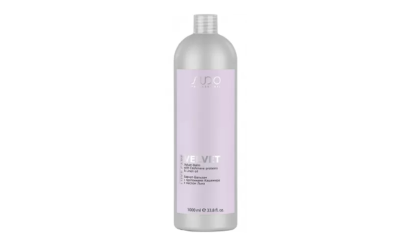 Kapous Studio Professional Luxe Care Velvet Бархат-Бальзам с протеинами Кашемира и маслом Льна 1000 мл