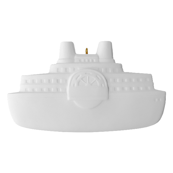 Елочная игрушка "Пароход"