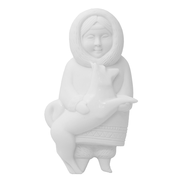 Ёлочная игрушка "Эскимос с собакой"