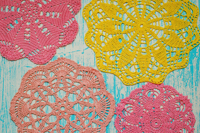 Разноцветные салфетки