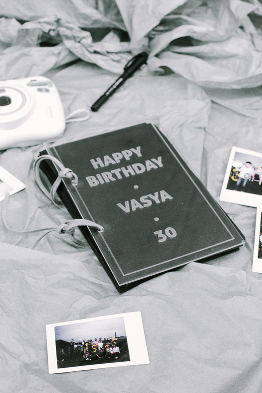 Книга пожеланий - 30 лет (ОРГ СТЕКЛО)