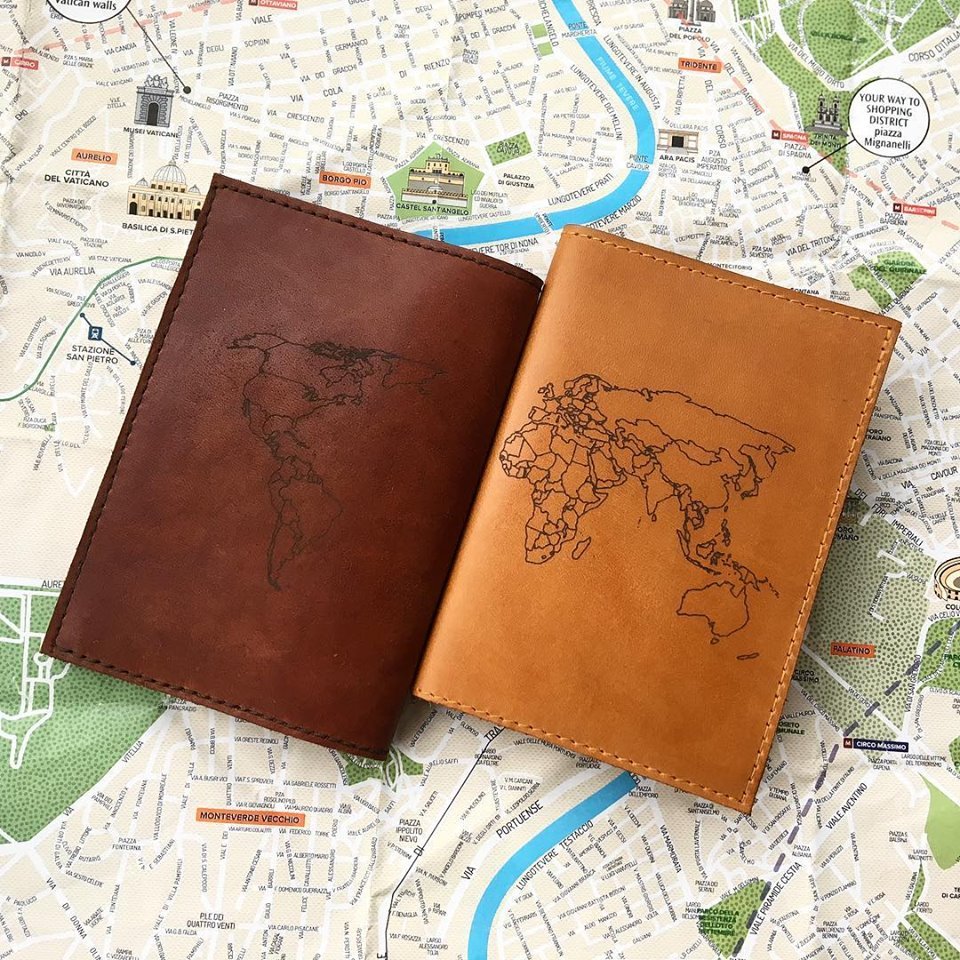 Обложка на паспорт и автодокументы из натуральной кожи