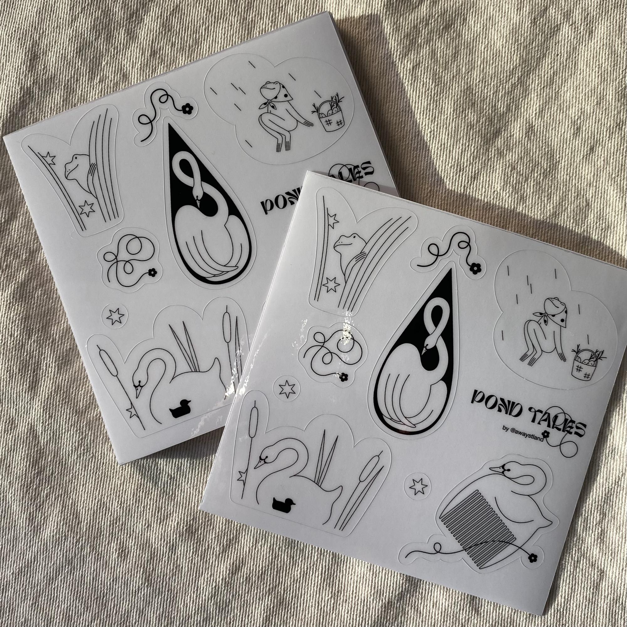 Pond tales stickerpack