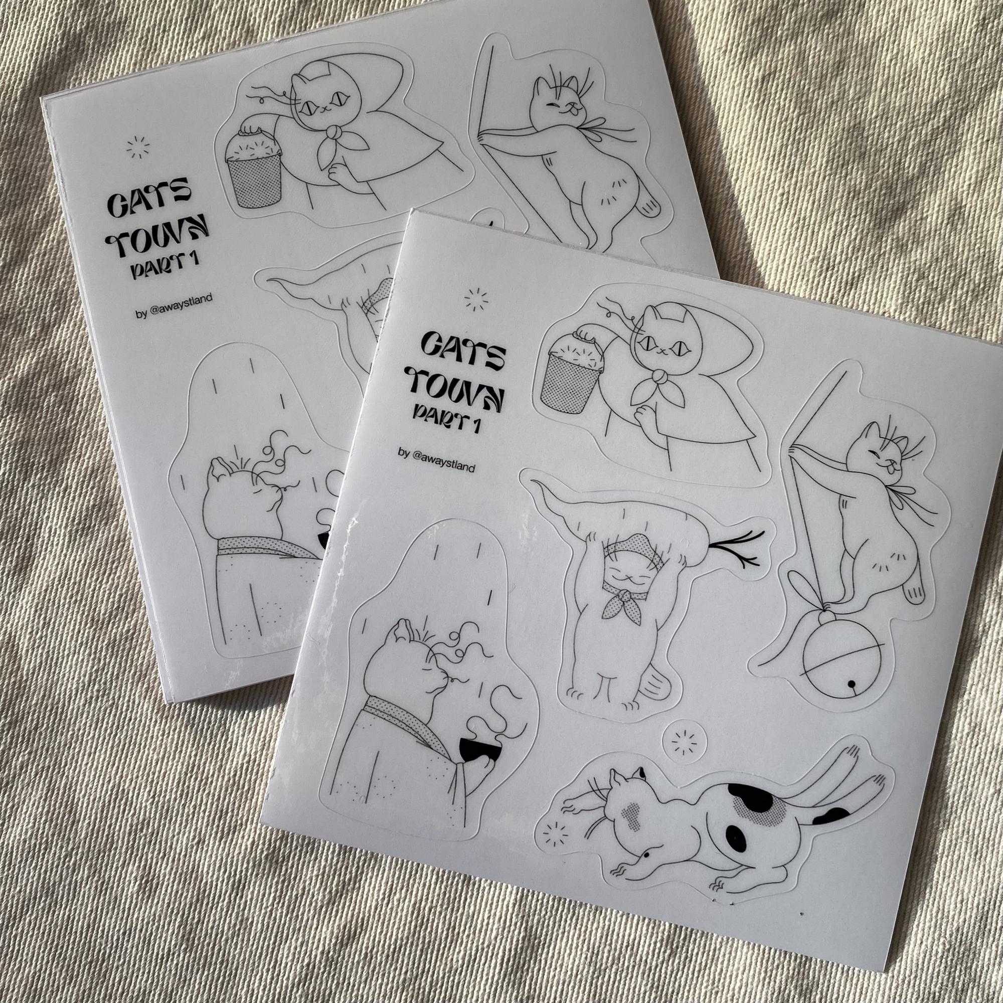 Cats town stickerpack