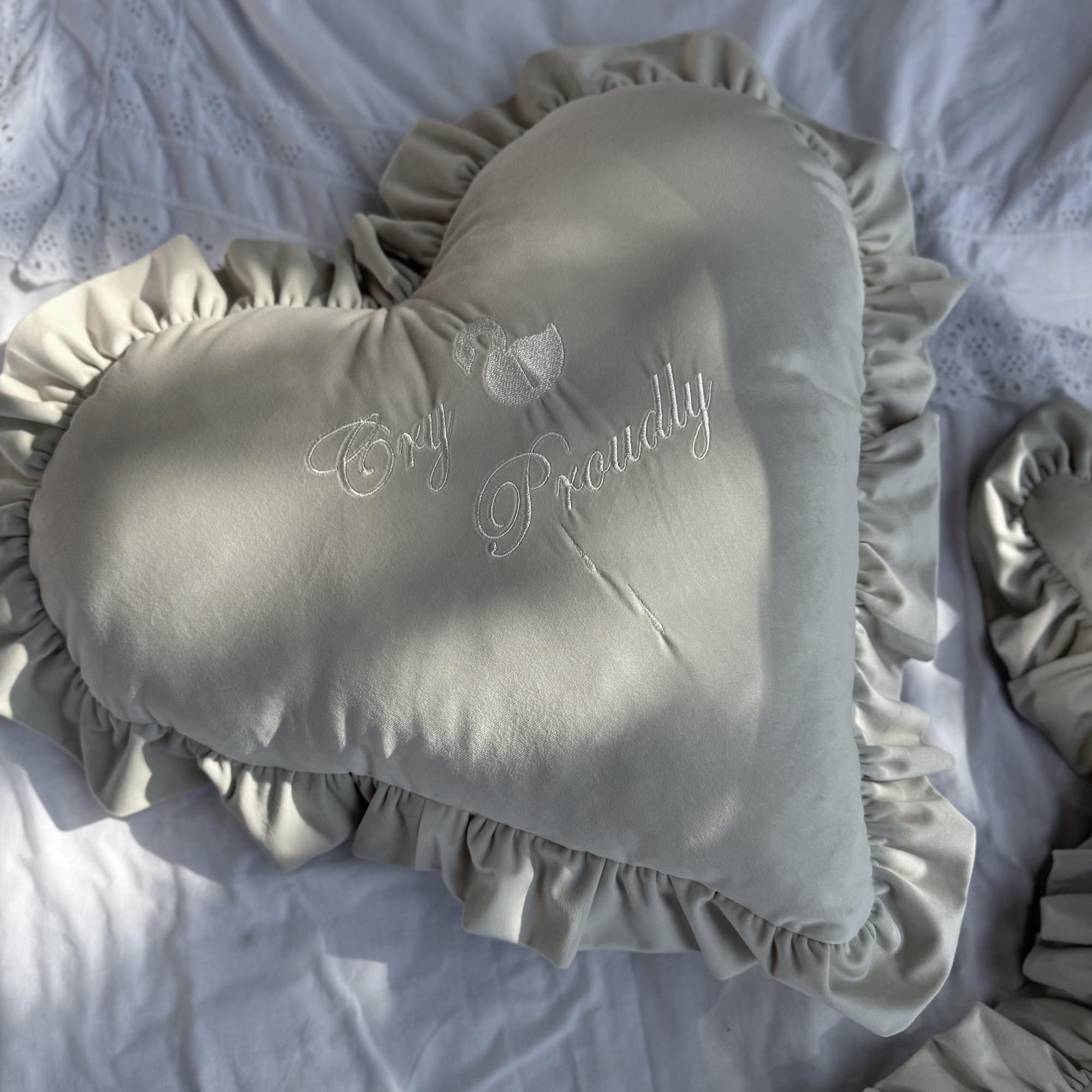 CRY PROUDLY pillow