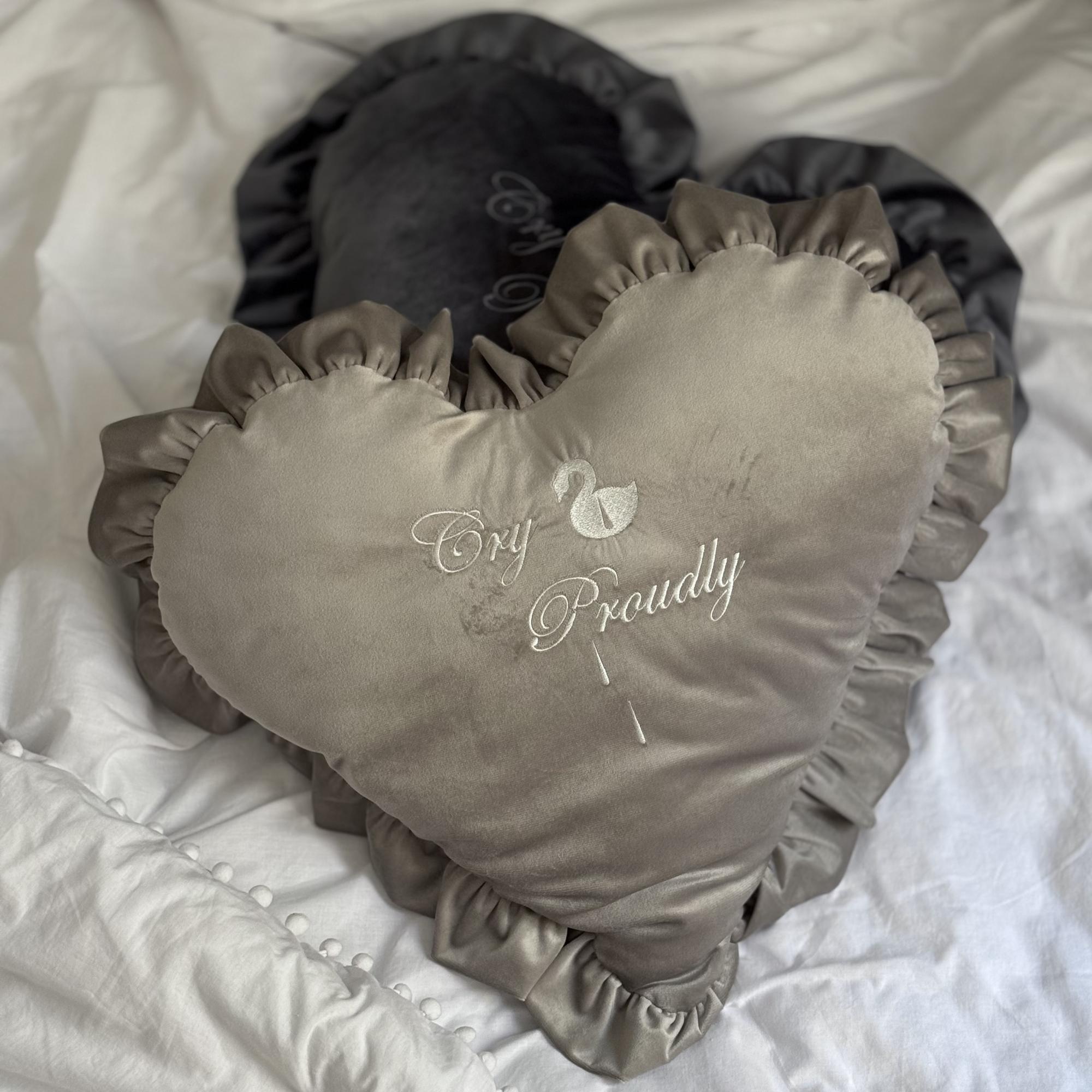 CRY PROUDLY pillow