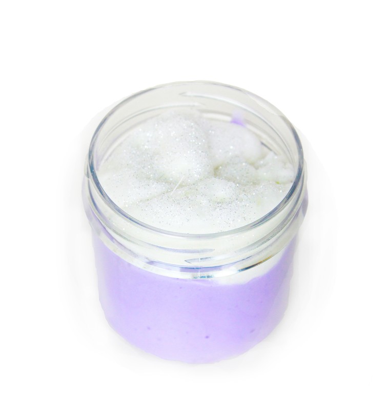 Слайм черничный мусс