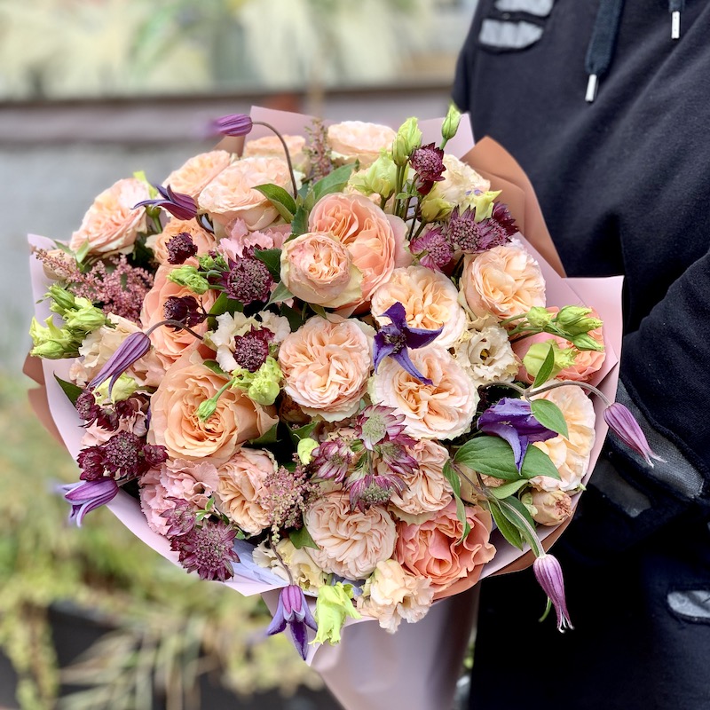 Букет цветов "Нежный кашемир"