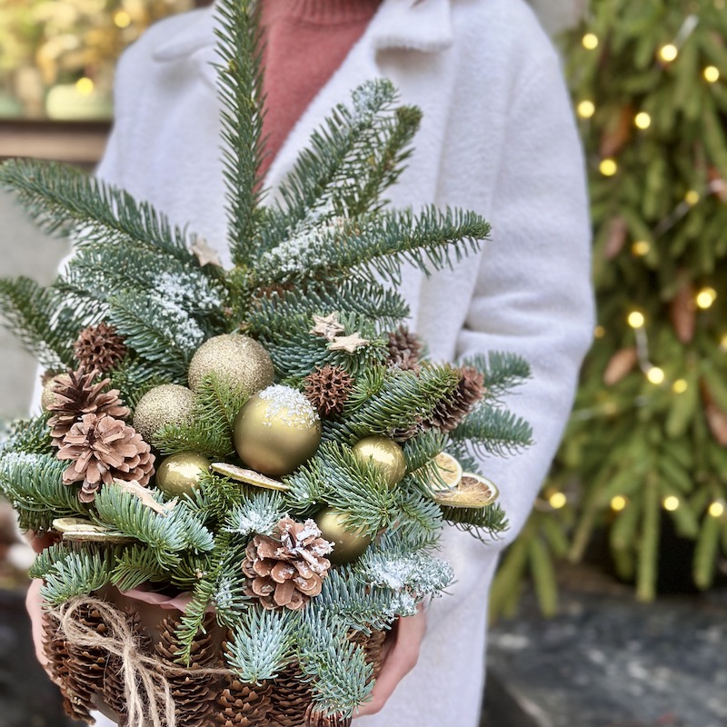 Новогодняя композиция "Сказочный лес"