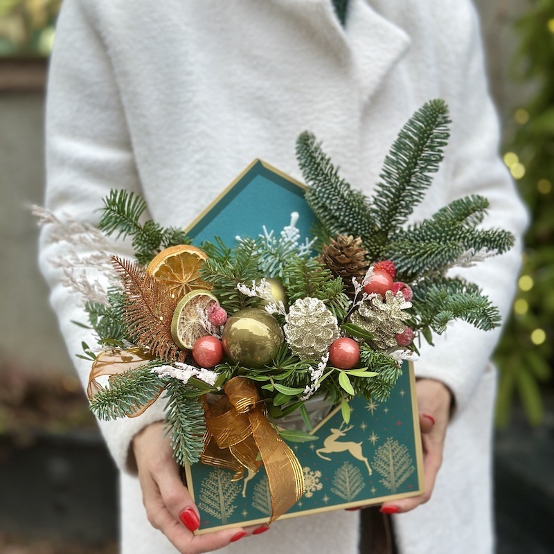 Новогодняя композиция "Новогоднее послание 2"