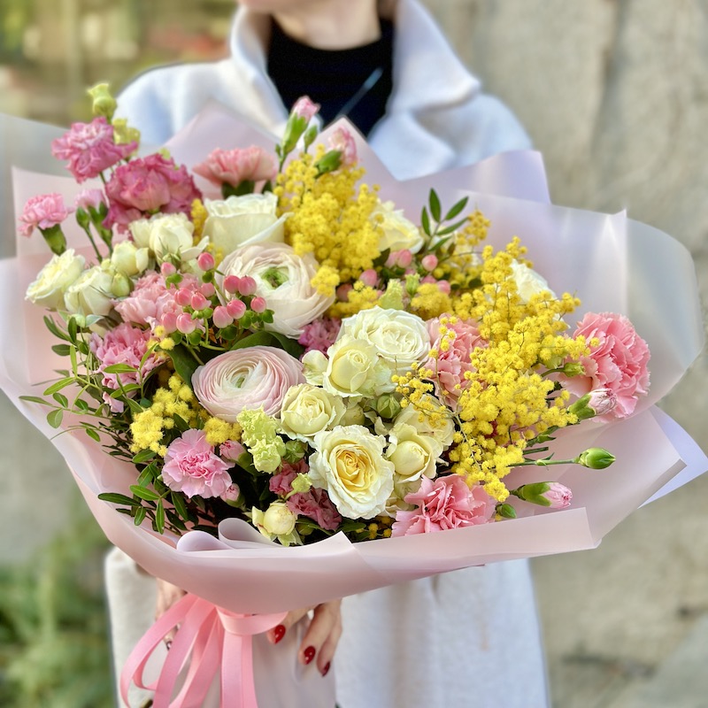 Букет цветов "Романтика весны"