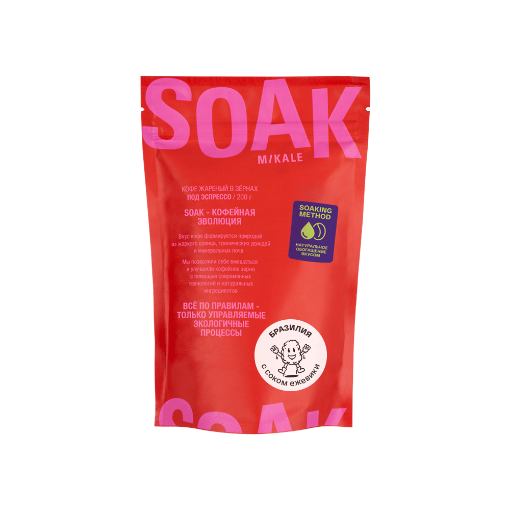 Mikale SOAK Бразилия с соком ежевики (250 г)