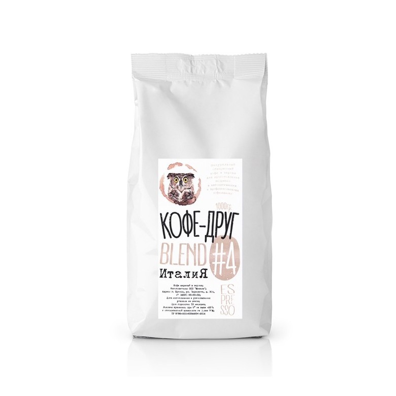 Кофе-Друг Blend #4 - Италия (1 кг)
