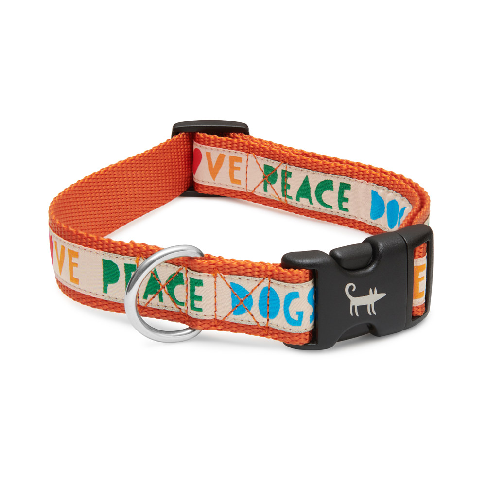 Ошейник для собаки LOVE PEACE DOGS