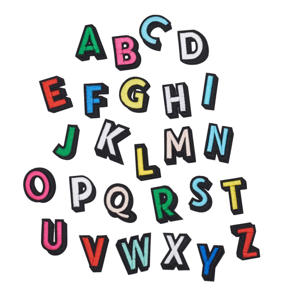 Нашивки-буквы ABC SMALL (высота 4 см)