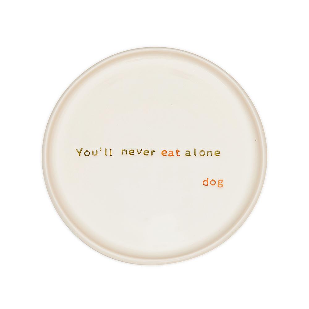 Тарелка NEVER EAT ALONE