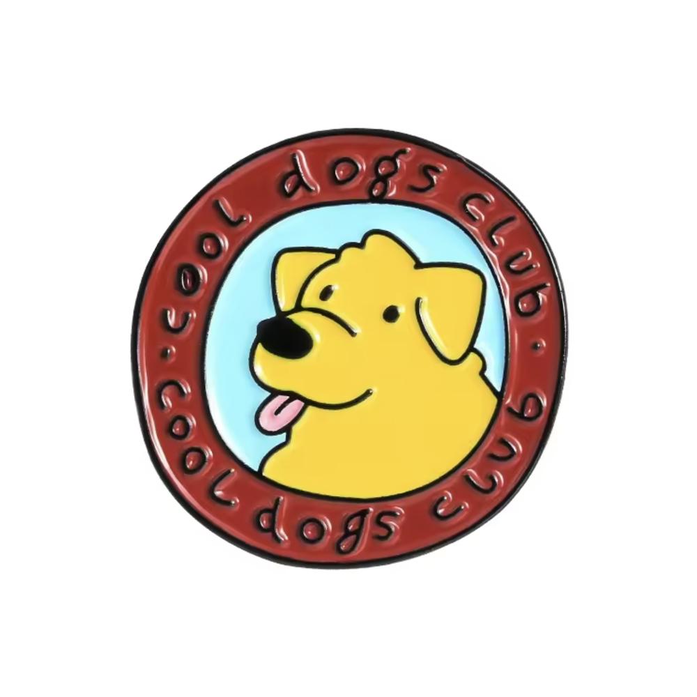 Эмалированный значок COOL DOGS CLUB