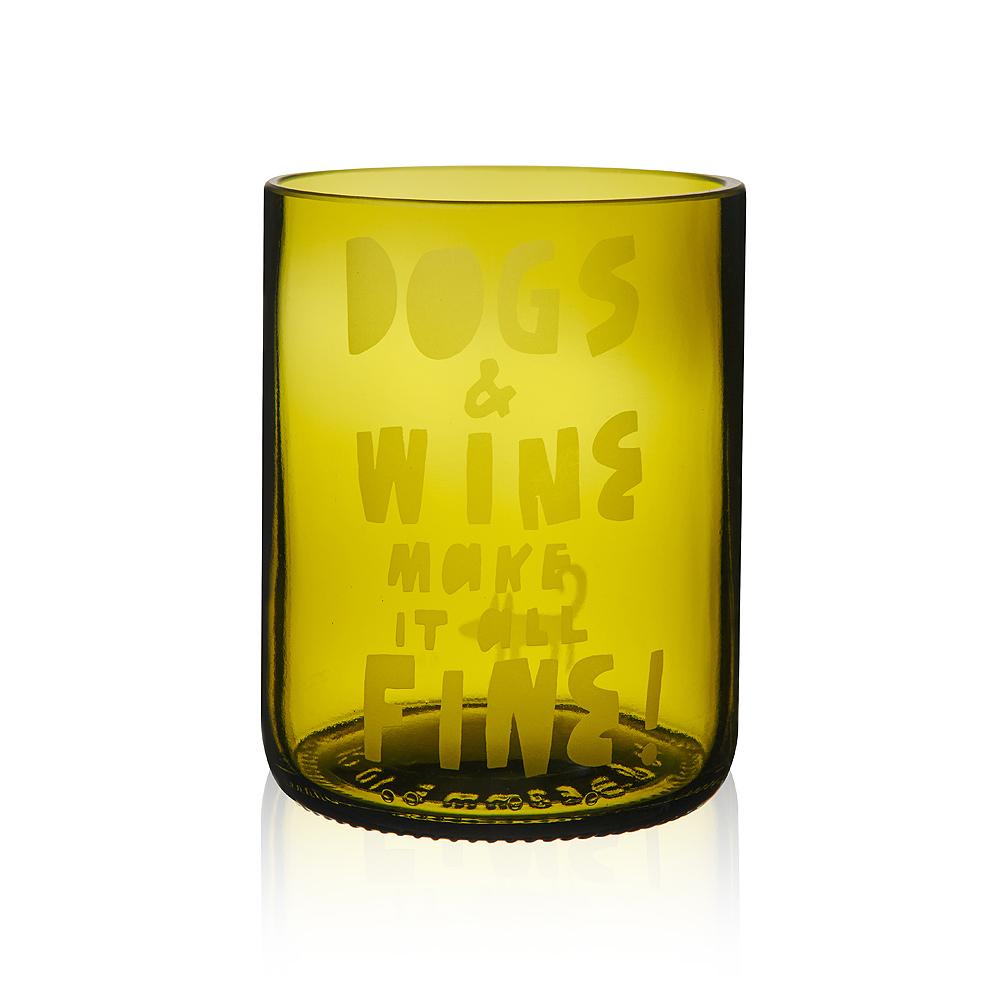 Стакан из винной бутылки Dogs & Wine