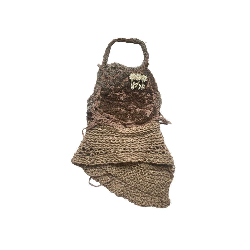 Karakul hand-knitted top