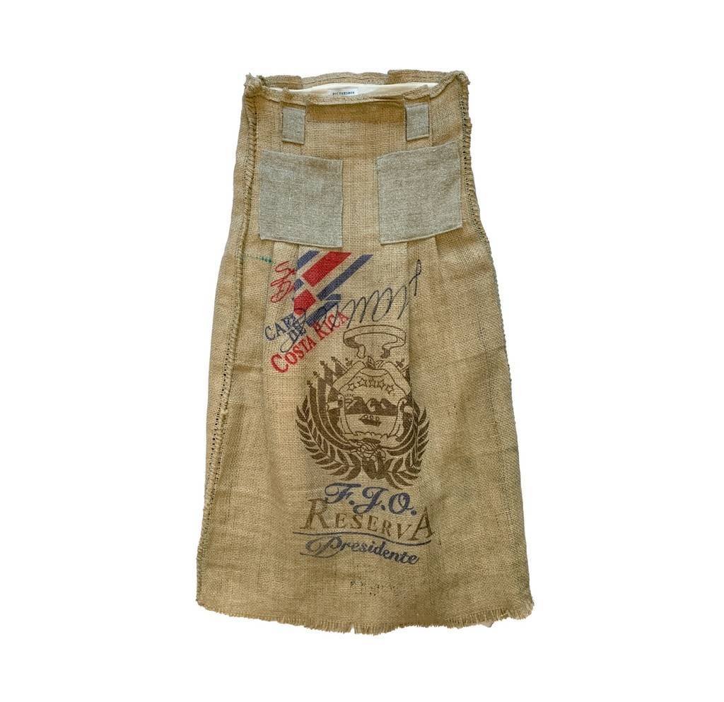 Long jute skirt