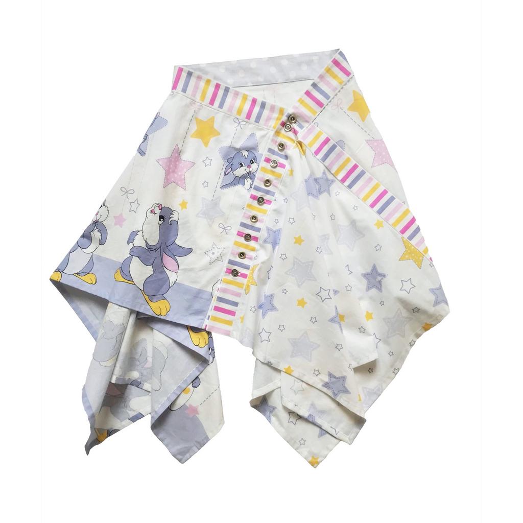 Bunnies button-down skirt