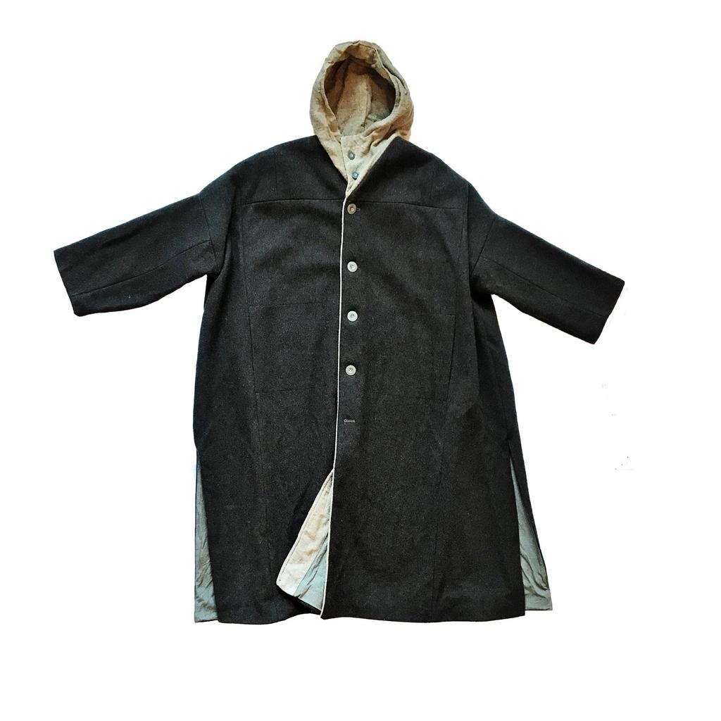 Heavyweight oversized hooded parka