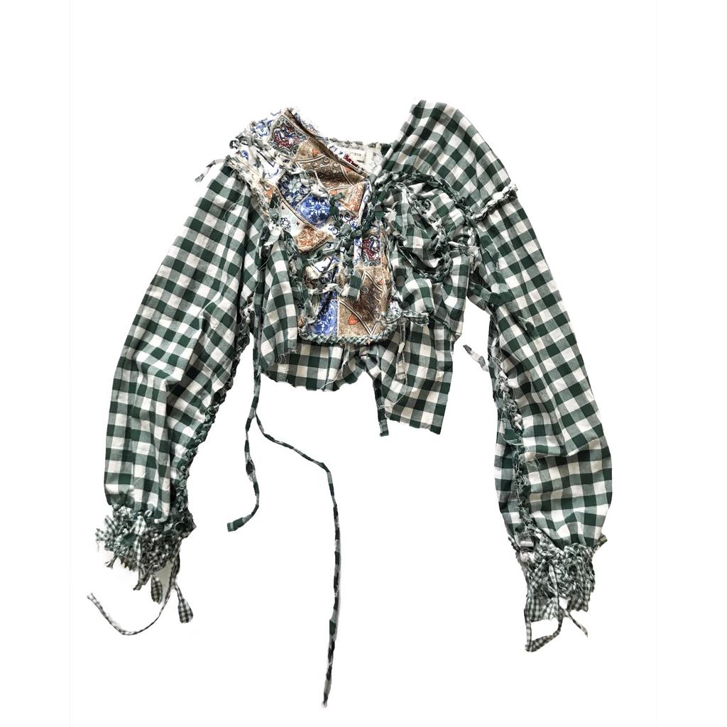 Check blouse