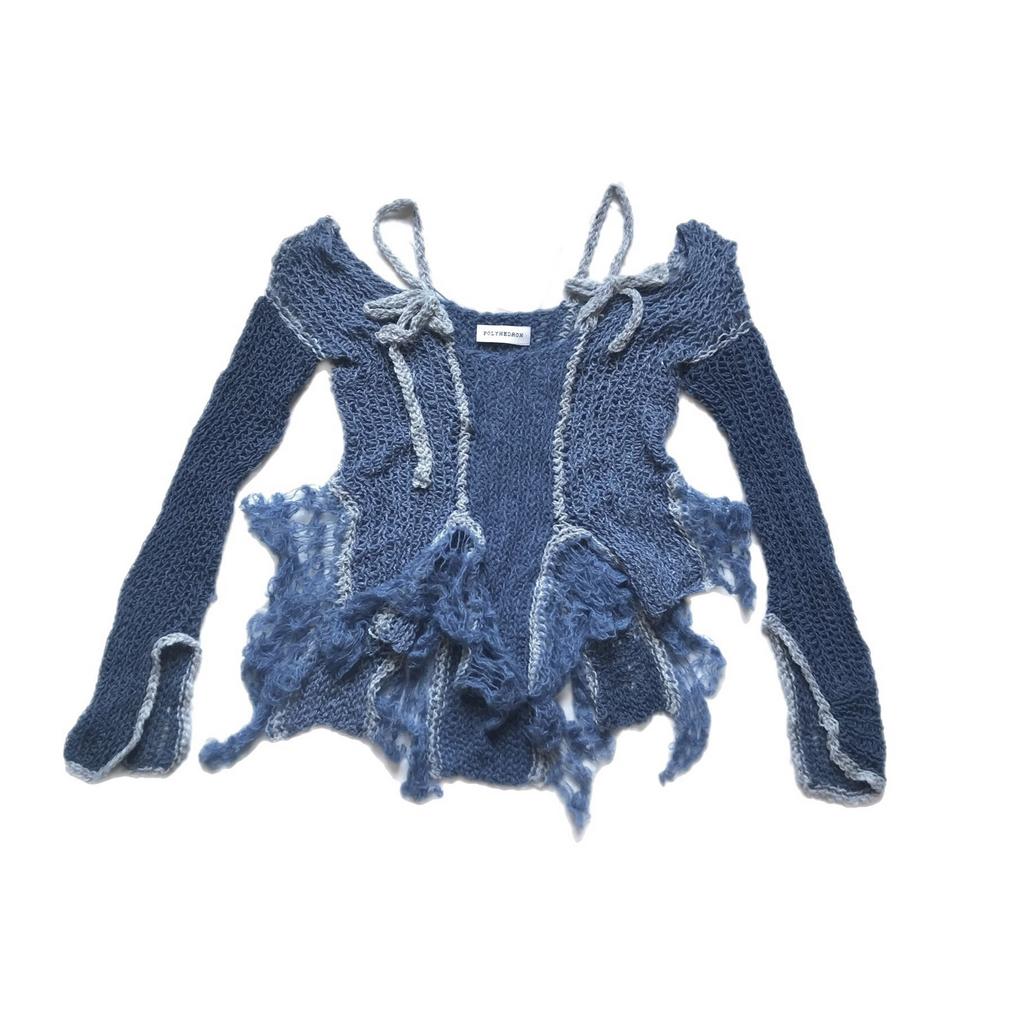 Frilled knit