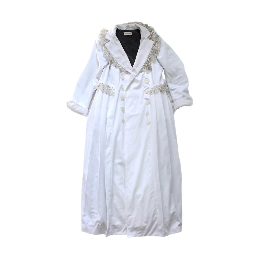 Christine’s pleated coat