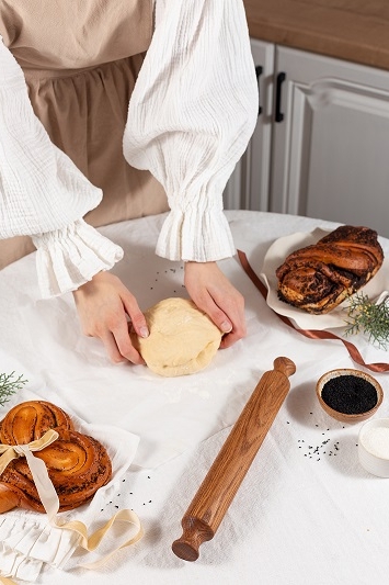 Скалка для теста 31 см