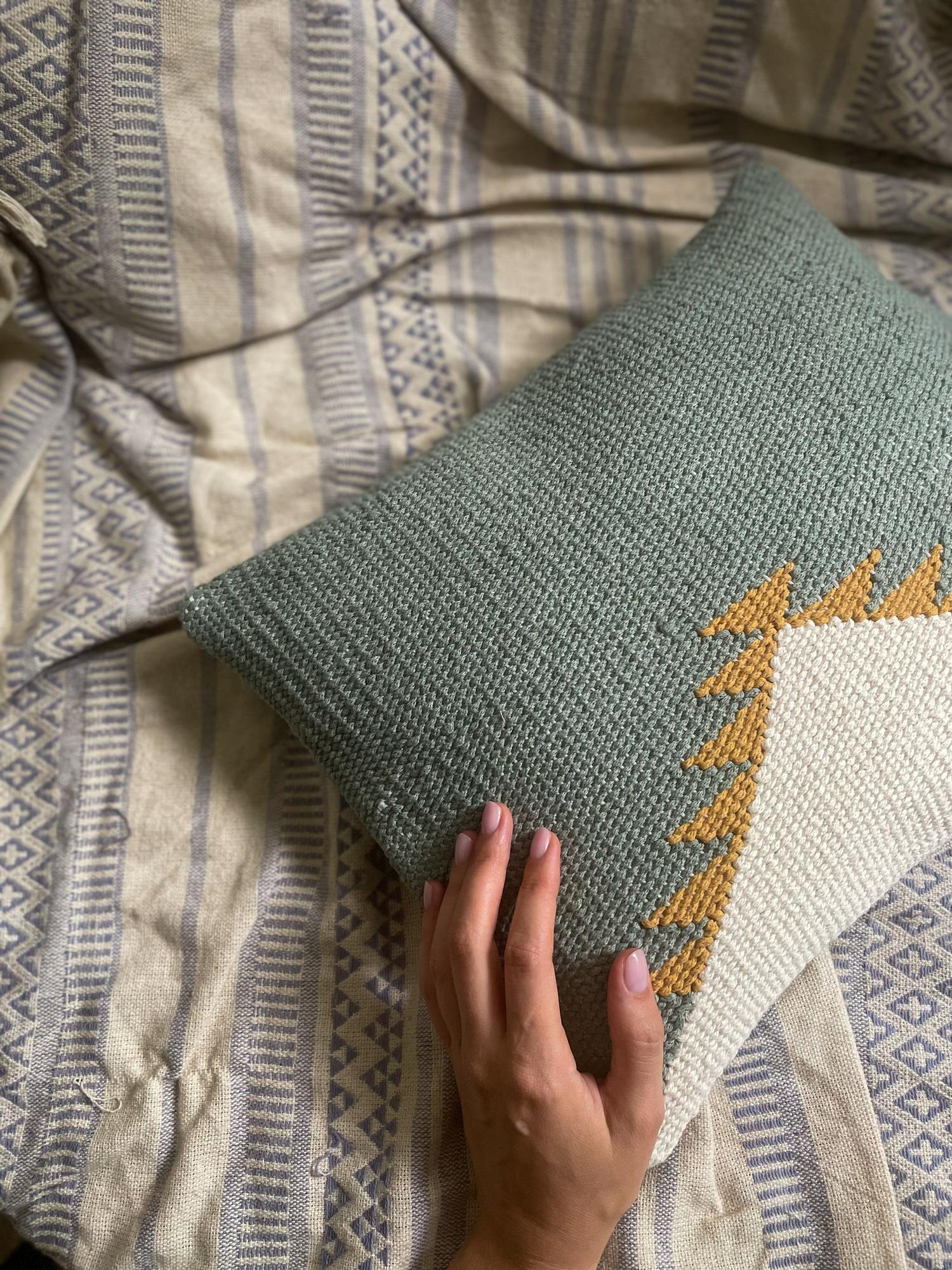 Тканый чехол для подушки 40*30