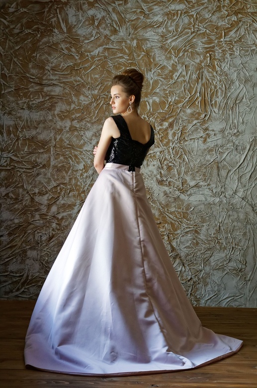 Вечернее платье 1380 пудра