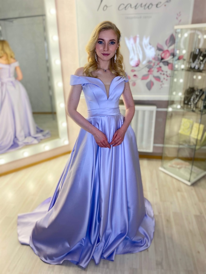 Вечернее платье we 021 сирень