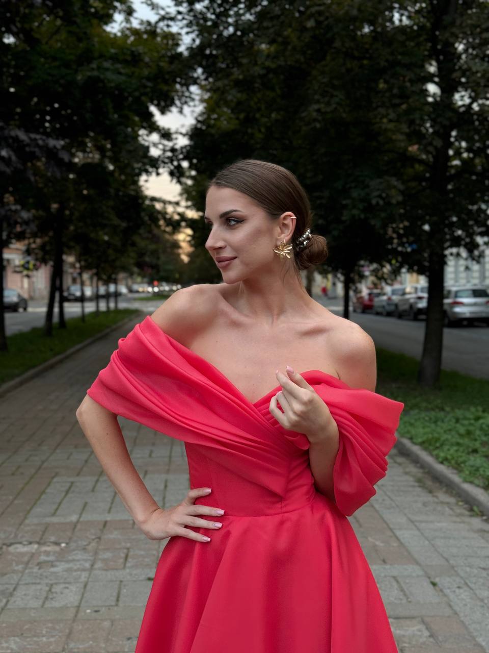 Вечернее платье Кристалл гренадин