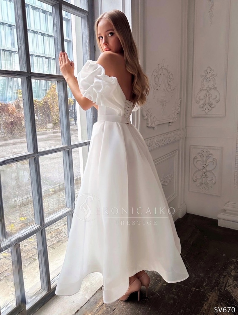 Свадебное платье SV670 миди