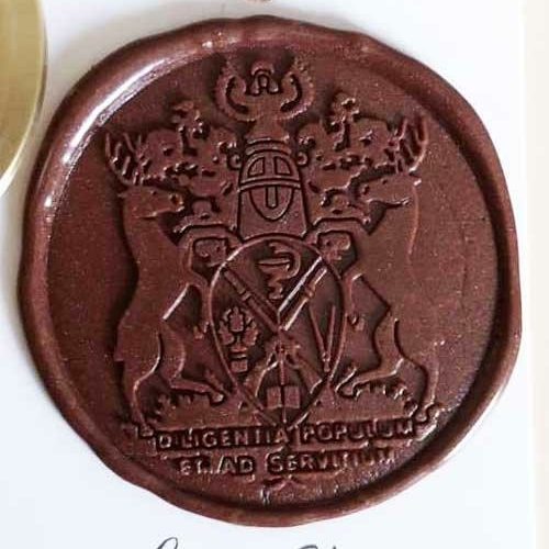 Сургучная печать с гербом