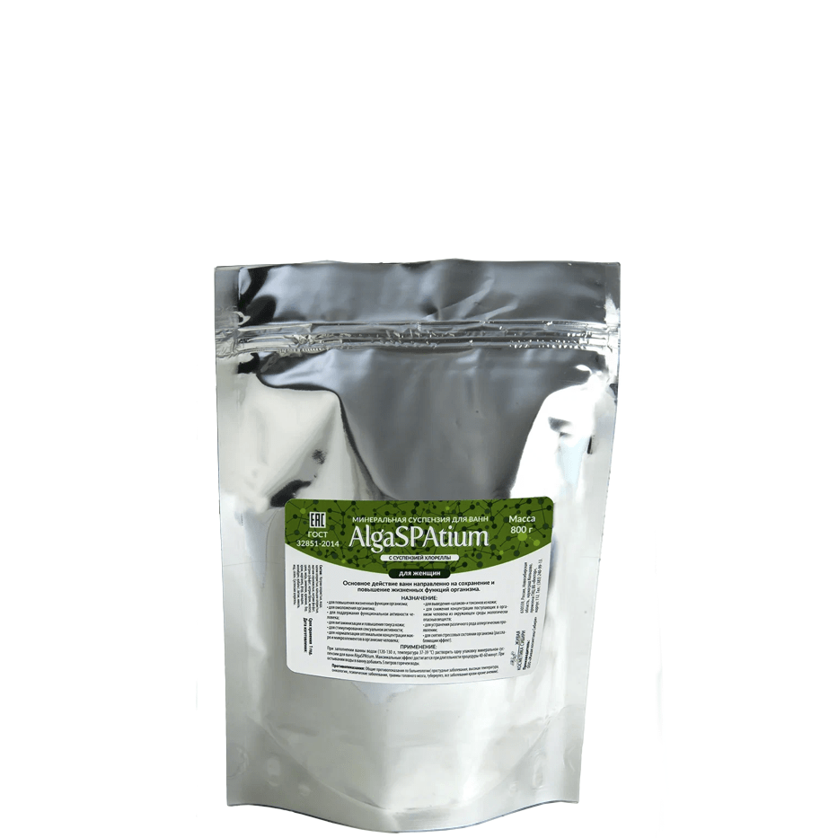 Минеральные суспензии для ванн AlgaSPAtium, Живая Косметика Сибири, 820 гр.