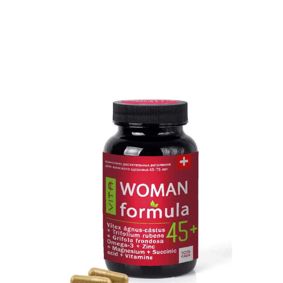 VITA woman 45+, витаминный комплекс для женщин, Сиб-Крук, 105 кап.