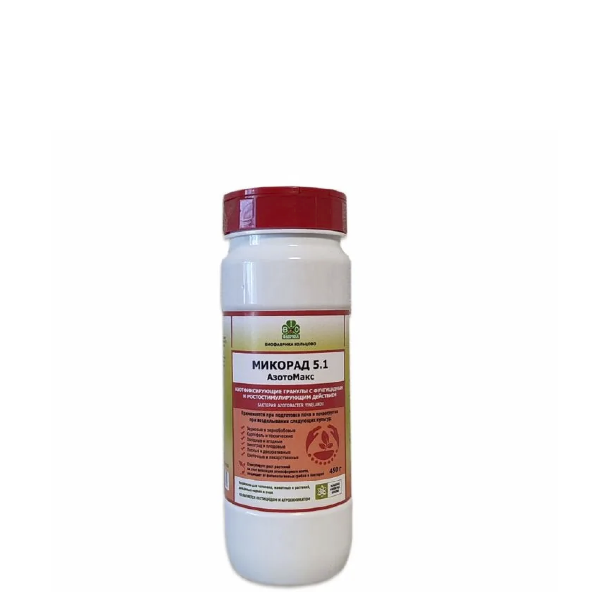 Микорад АзотоМакс 5.1 (Azotobacter vinelandii), Абис, 450 г.