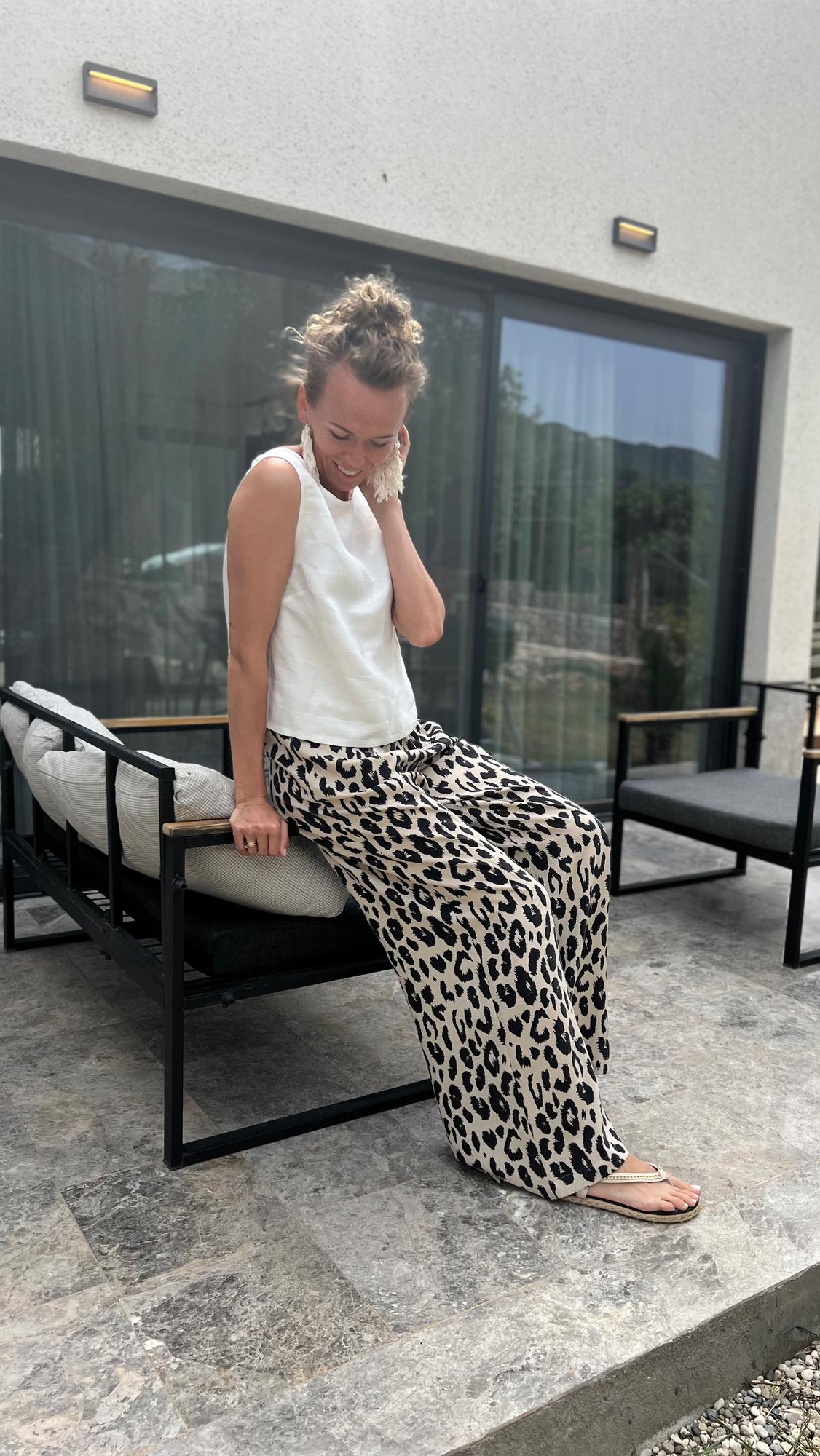 Брюки палаццо лео