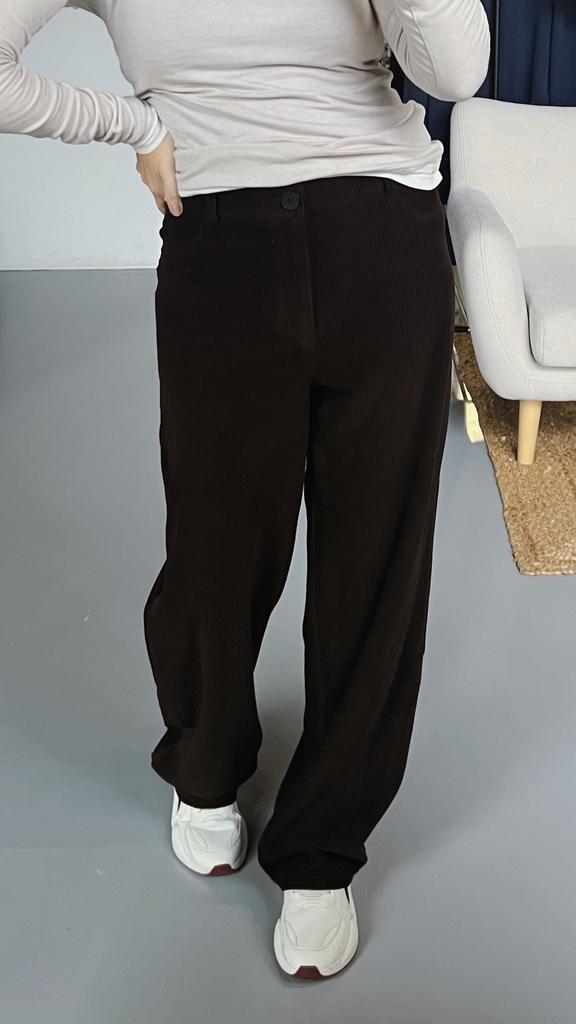 Брюки вельветовые (шоколад)