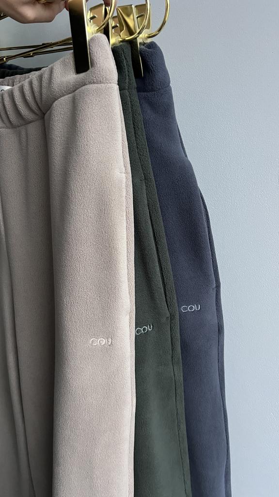 Брюки Тедди из флиса (хаки)