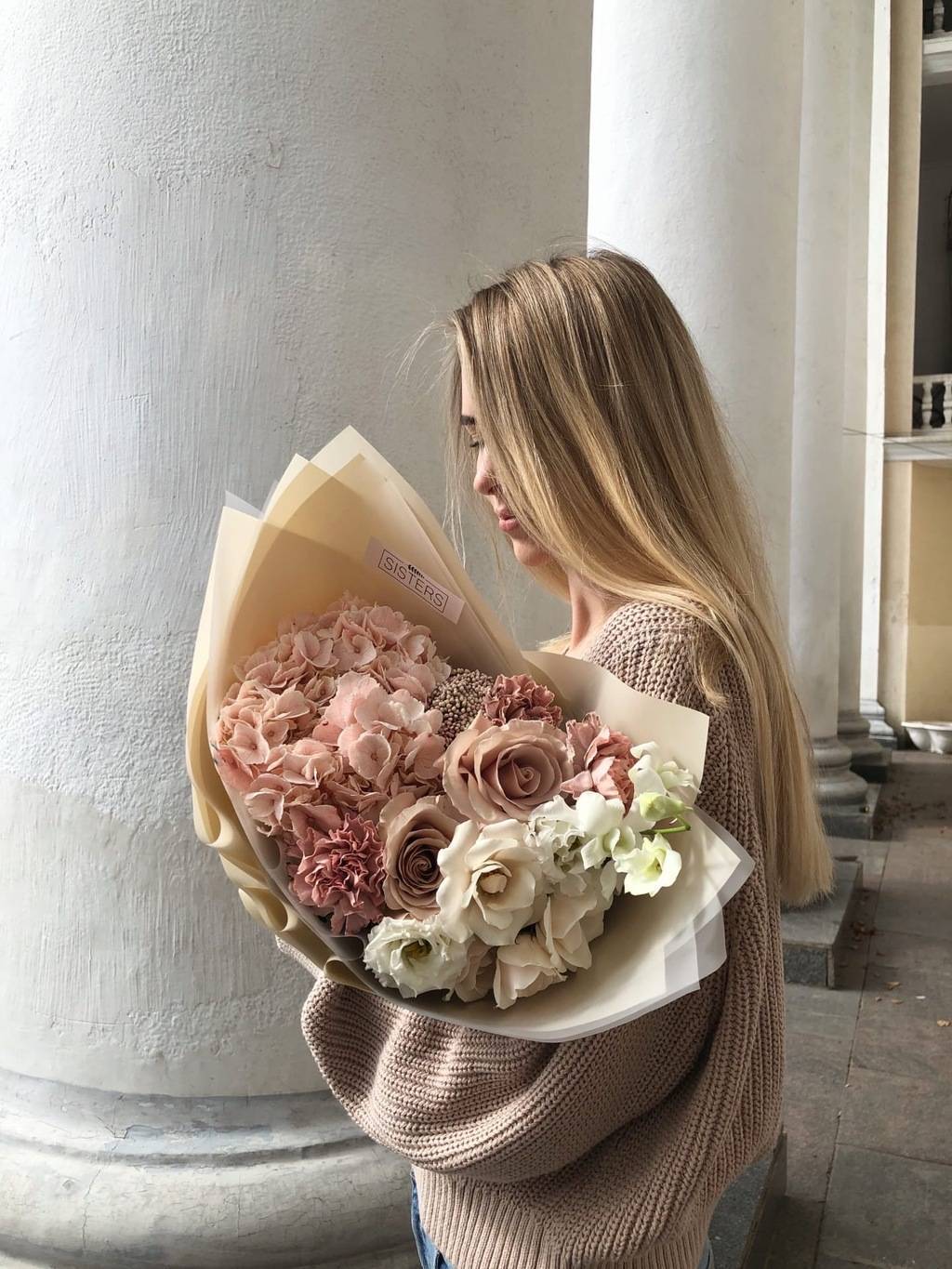 Букет "Она любит нюд"